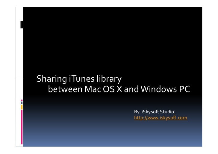 How to Share iTunes Library Between Computers - Using Home Sharing